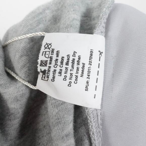 New OGL High Waisted Pull On Pant Heather Gray FuzzLuxe Soft Plus 2x 1273-X - Picture 7 of 9